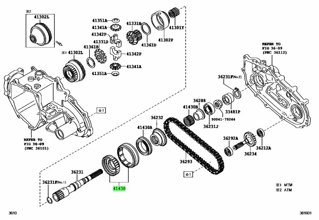 41430-87501 Toyota Hub, transfer clutch 4143087501, New Genuine OEM Part0