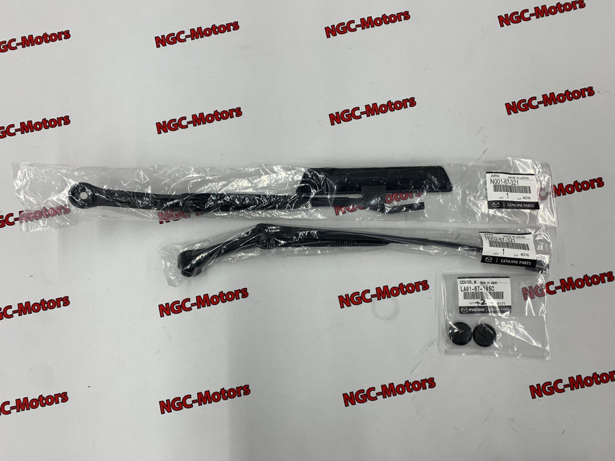 Mazda Windshield Front Wiper Arm RH&LH COVER×2 MX5 Miata ROADSTER NA 89-94 RHD