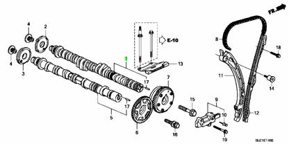 OEM Genuine Honda CAMSHAFT COMP IN Accord 14110-R40-A00 14110R40A00