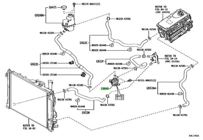 Genuine Toyota Water Pump Assy G9040-52030 OEM1