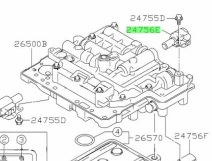 24753-81A30-000 Suzuki Solenoid assy,shift no.2 2475381A30000, New Genuine OEM P2