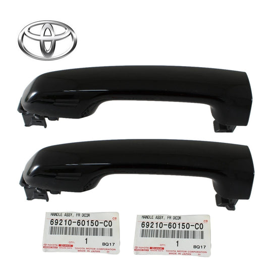 Toyota Prado J150 Front Door Handle Pair LH＆RH Black 202 69210-60150-C0 OEM0