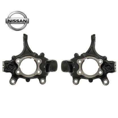 New Genuine Nissan Front Steering Knuckle LH RH Pair 40014/40015-4CE0A OEM0