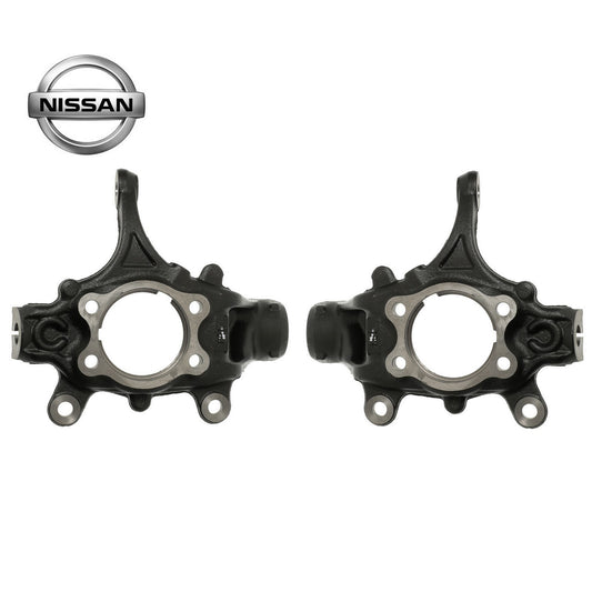 New Genuine Nissan Front Steering Knuckle LH RH Pair 40014/40015-4CE0A OEM0