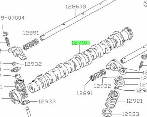 Genuine Suzuki Jimny Camshaft 12710-81C01 OEM JB31W G13A0