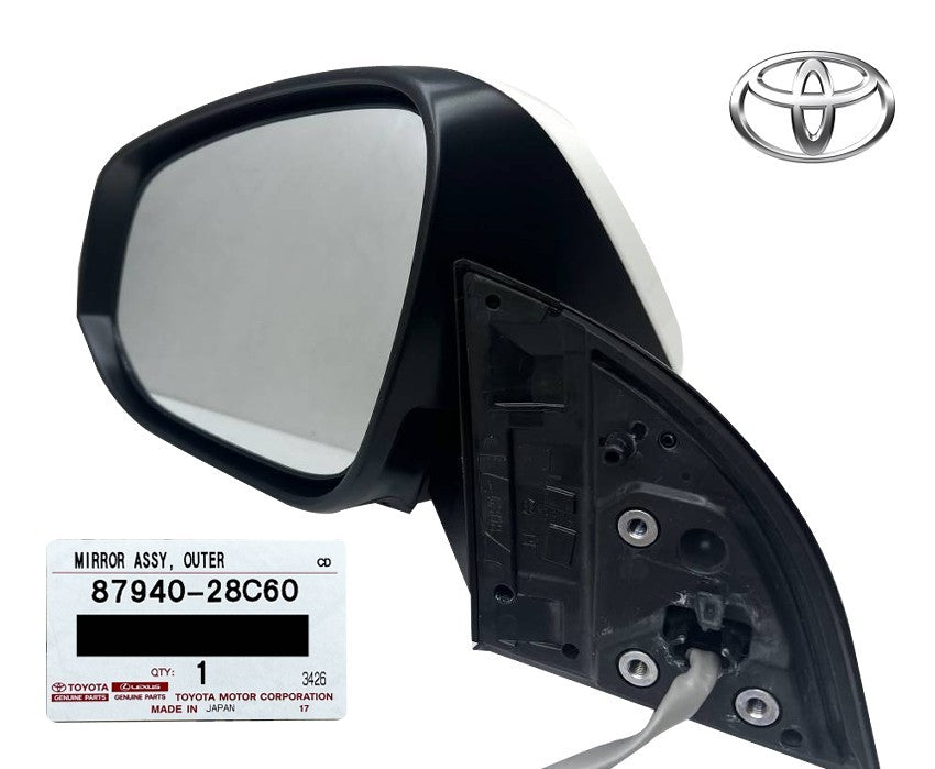 OEM Genuine Toyota Voxy Noah ZRR80G MIRROR ASSY, OUTER REAR VIEW, LH 87940-28C600
