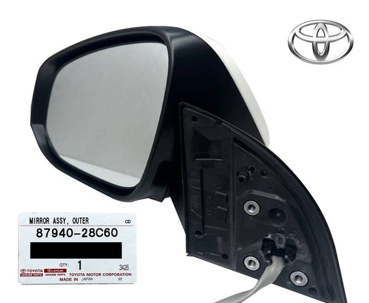 OEM Genuine Toyota Voxy Noah ZRR80G MIRROR ASSY, OUTER REAR VIEW, LH 87940-28C600