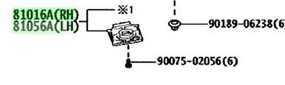 New Genuine Toyota Headlamp Computer Sub-Assy LH RH Pair 81016-60R20 81056-60R201