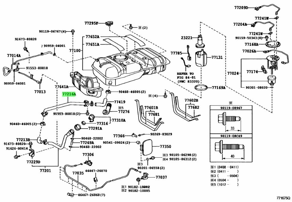 OEM SUPPORT FUEL TANK FILLER PIPE NO.1 Genuine Toyota HiAce Van 200 77104-260101