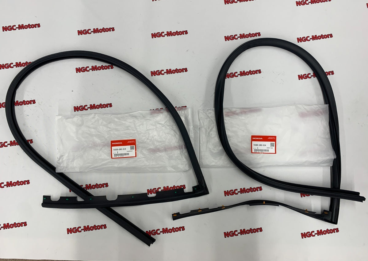 HONDA Genuine OEM CIVIC EG4 EG5 EG6 92-95 Front Door Sub Seal RH & LH Set