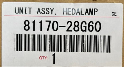 OEM Genuine Toyota Voxy ZRR80G ZRR85G UNIT, HEADLAMP, LH 81170-28G601