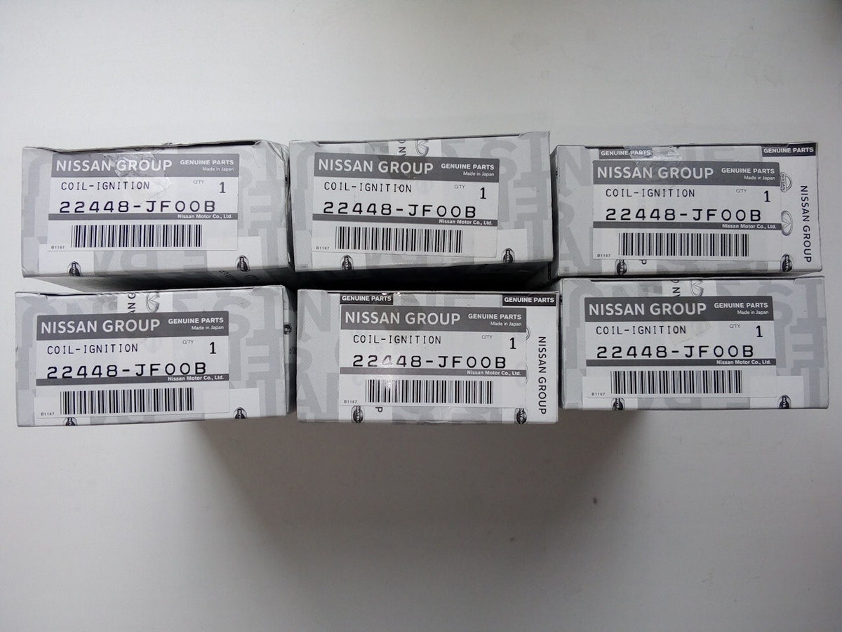 NISSAN GT-R IGNITION COIL GTR R35 VR38DETT 22448-JF00B 6 Set Genuine JDM