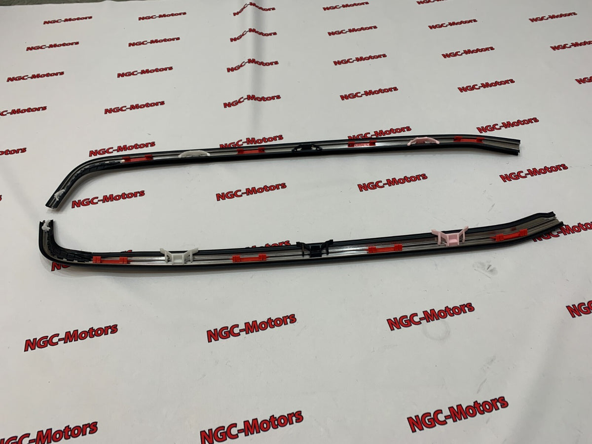 Honda Genuine Civic del Sol Molding Assembly RH+LH Front Windshield Side 1993-97
