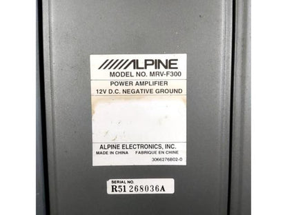 2ALPINEMRV-F300 4/3 / 2ch power amplifier7