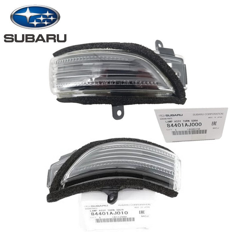 Genuine Subaru Mirror Turn Signal Lamp Set RH LH 84401AJ000 84401AJ0100