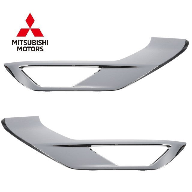 NEW Genuine Mitsubishi Front Bumper Side Garnish LH RH Set OEM 6407A273 6407A2740