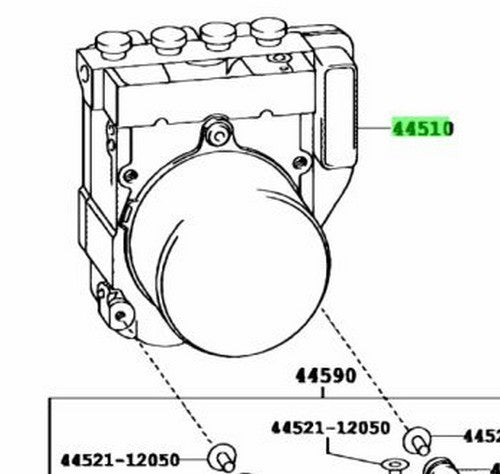 OEM Genuine TOYOTA Lexus RX270/350/450H BrakeActuatorAssy 44050-48411 44050484111