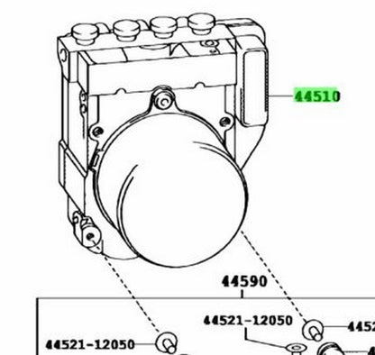 OEM Genuine TOYOTA Lexus RX270/350/450H BrakeActuatorAssy 44050-48411 44050484111