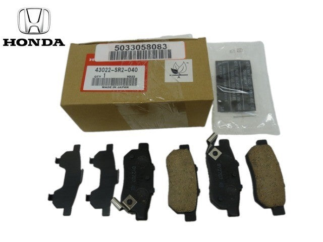 OEM Honda Civic Del Sol Rear Brake Pad Set Genuine 43022-SR2-0400