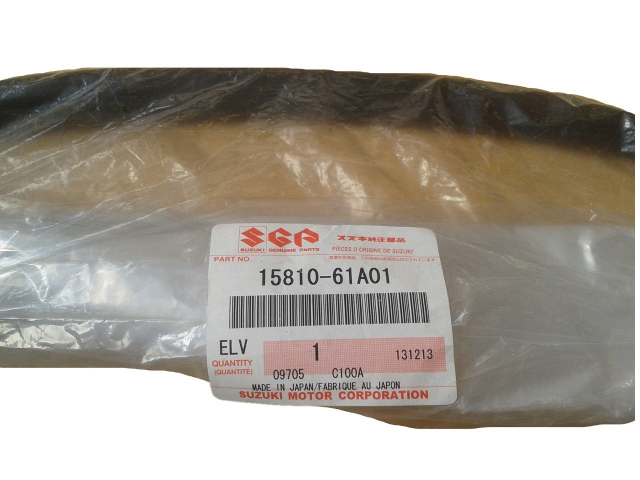 15810-61A01-000 Suzuki Hose,fuel filter inlet 1581061A01000, New Genuine OEM Par1