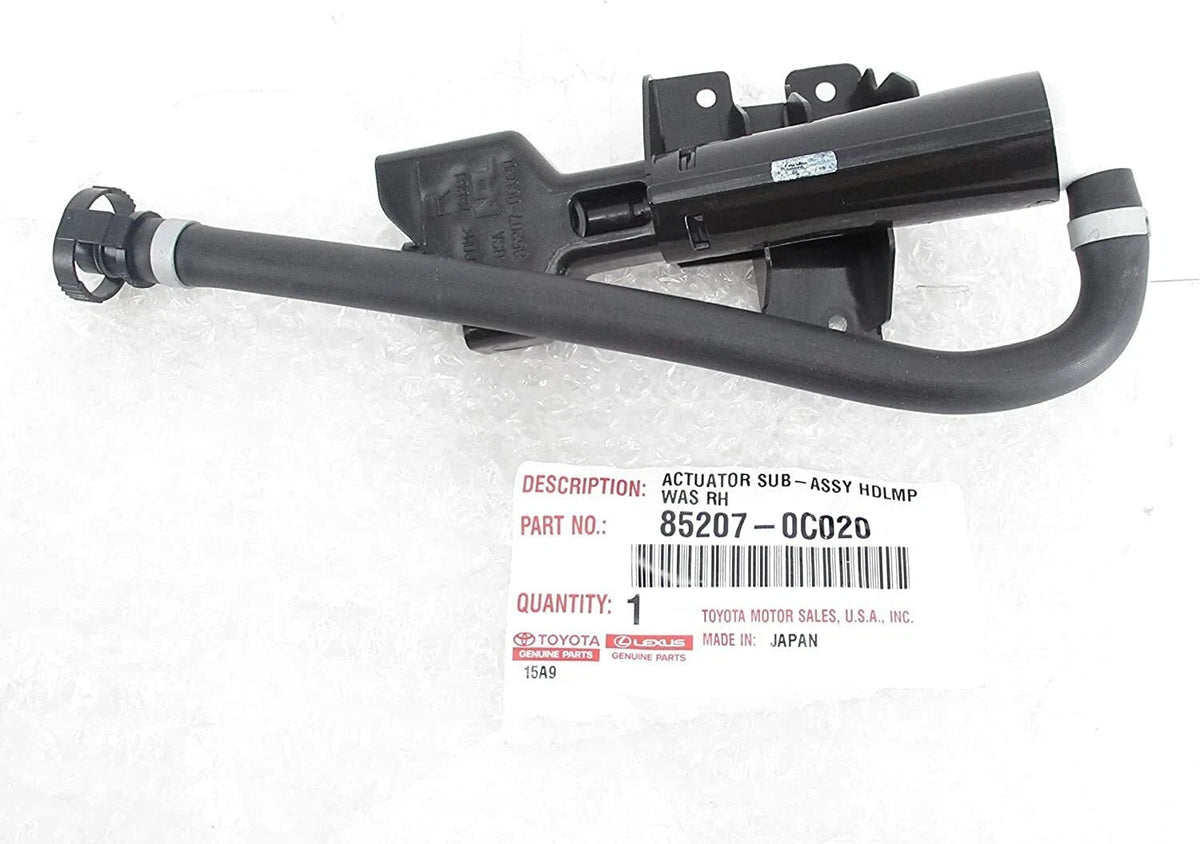 OEM Genuine Toyota ACTUATOR SUB-ASSY HEADLAMP WASHER RH＆LH SET 85207/85208-0C020