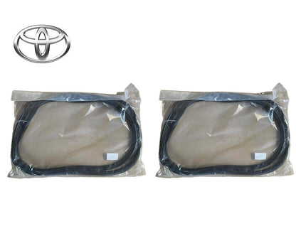 Genuine Toyota Front Door Weatherstrip Pair 67861-12470 67862-12470 Corolla OEM0