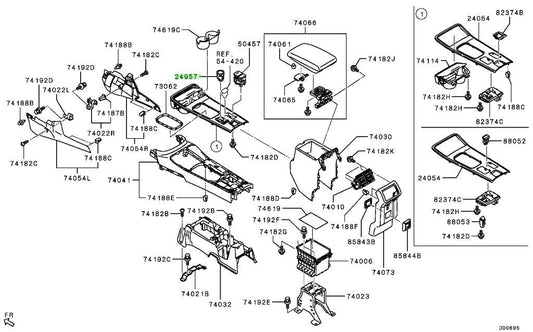 OEM Genuine Mitsubishi Outlander PHEV GG2W SWITCH,4WD 8602A0791