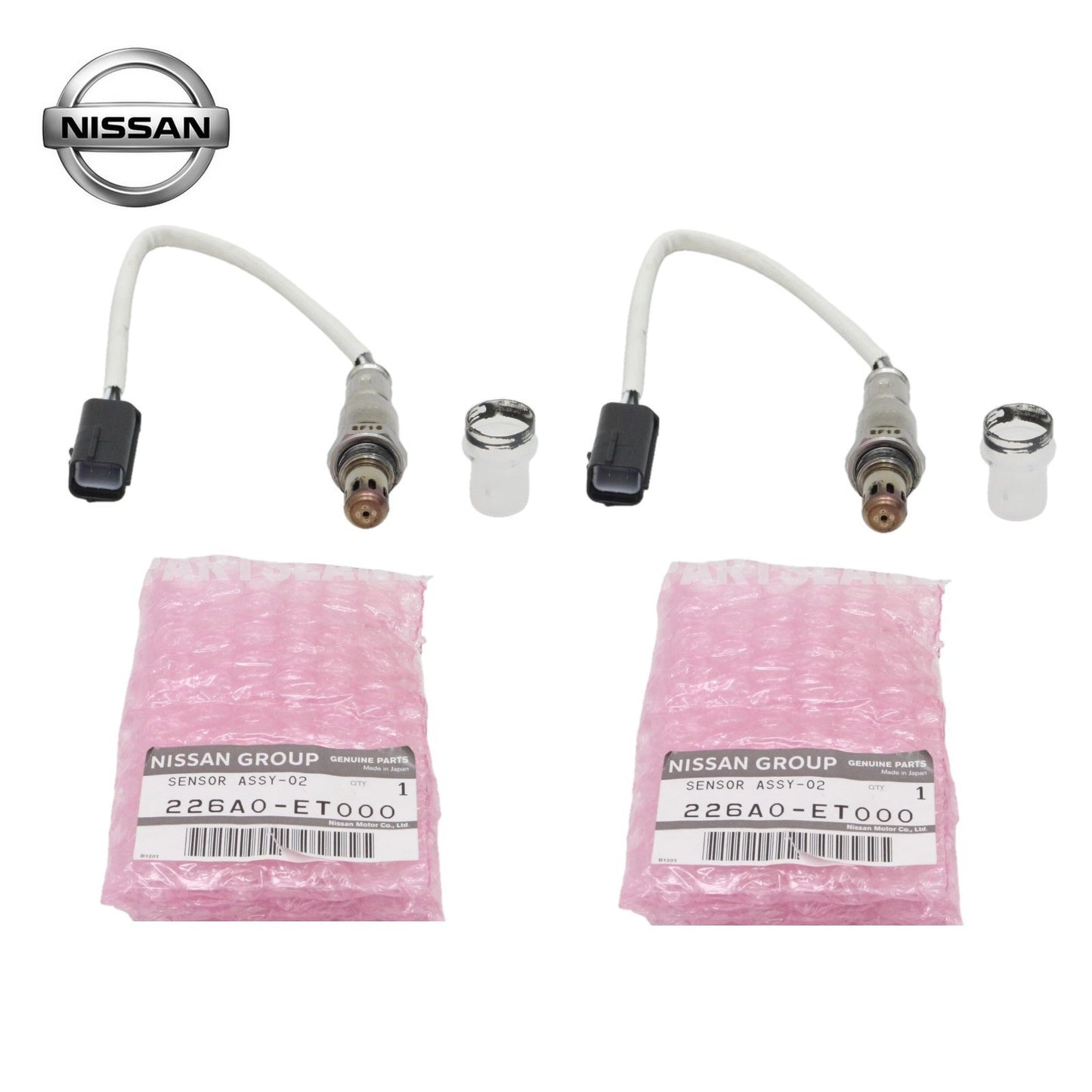 Genuine Nissan 350Z Z33 Rear O2 Oxygen Sensors 226A0-ET000 Set of 2 OEM0