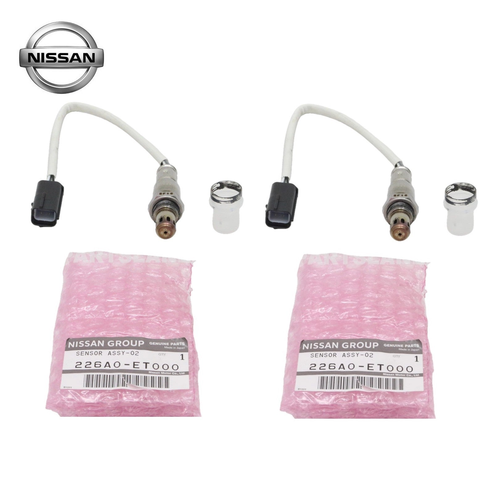 Genuine Nissan 350Z Z33 Rear O2 Oxygen Sensors 226A0-ET000 Set of 2 OEM0