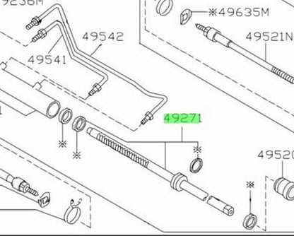 NEW Genuine Nissan Power Steering Rack & Pinion Steering Gear OEM 49271-65F001