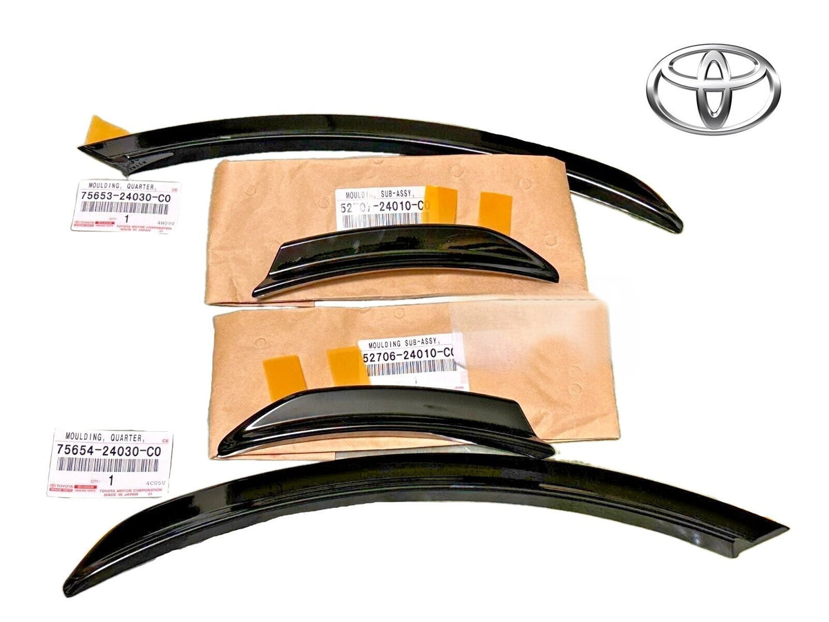 Lexus Genuine RC-F Rear Quarter Outside Fender Molding Left Right Black 212 OEM