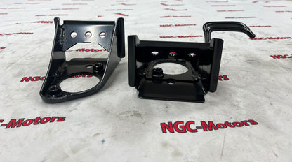 TOYOTA Land Cruiser PRADO 95 BRACKET BODY REAR LR SET MOUNTING Genuine