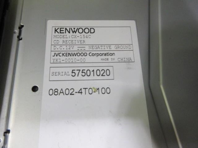 HONDA/Gathers Genuine KENWOOD CD tuner (CX-154C)2