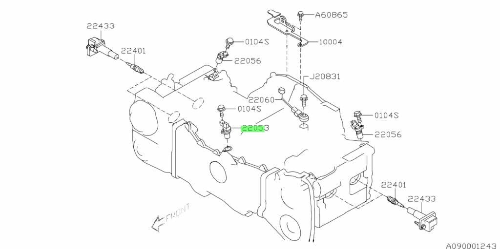 GENUINE Subaru Impreza WRX STI Crankshaft Crank Angle Position Sensor CAS1