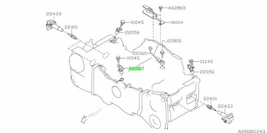 GENUINE Subaru Impreza WRX STI Crankshaft Crank Angle Position Sensor CAS1
