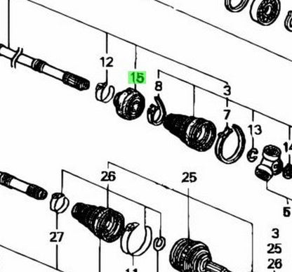 OEM Honda Civic EG Driveshaft Dynamic Damper Genuine 44351-SR3-A010