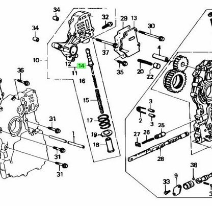 HONDA ACURA GENUINE OEM NSX Valve, Regulator AT Regulator ☆ 27221-PC9-000 ☆1