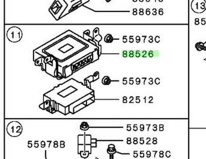 New Genuine Mitsubishi Pajero Montero ASC Control Unit Module 8633A0241
