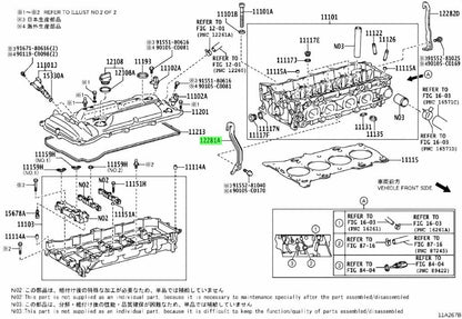 OEM Genuine TOYOTA Lexus Engine Hanger No.1 Bracket 12281-36020 12281360200