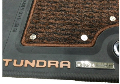 22-24 TUNDRA 1794 CREWMAX ALL WEATHER FLOOR LINER MATS GENUINE TOYOTA2