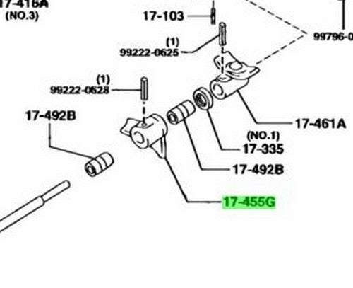 OEM Mazda RX-7 FD3S 5MT Selector R504-17-455B Genuine1