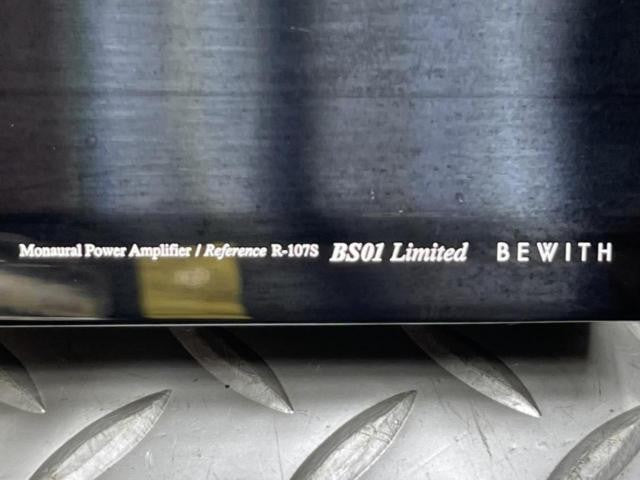 BEWITH Reference R-107S BS01 Limited High-end mono power amplifier No.04332