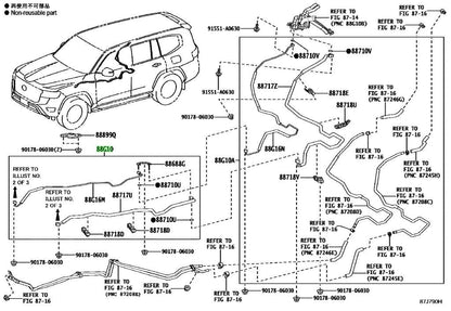 New Genuine Toyota A/C Tube Accessory Assy No.4 88710-60J70 OEM1