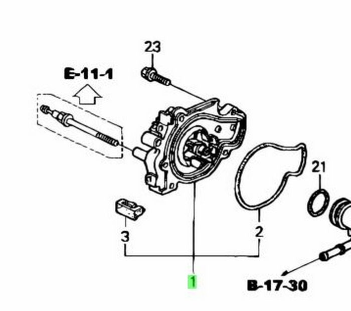 Genuine Honda Water Pump Assembly 19200-P13-003