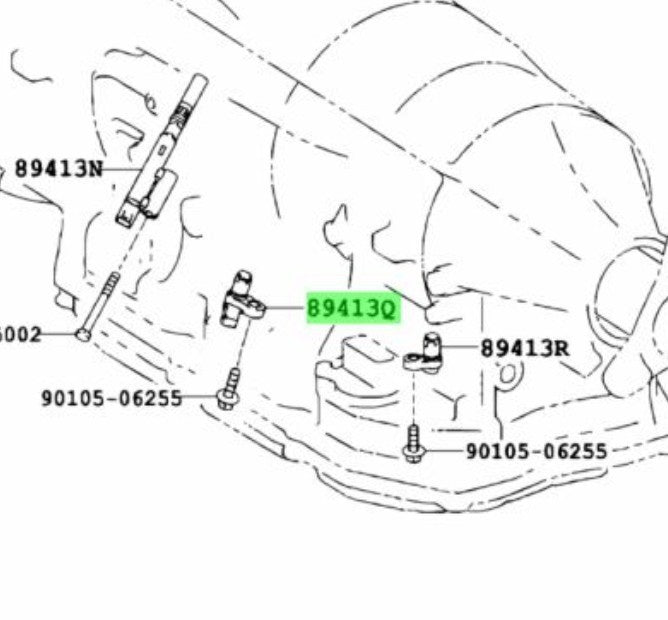OEM Genuine TOYOTA Lexus Transmission Speed Sensor NC3 89413-30010 89413300101