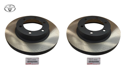Genuine Toyota Front Brake Disc Rotor x2 43512-353220