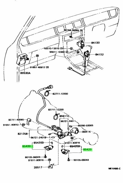 TOYOTA LAND CRUISER PRADO  Solenoid Transmission Genuine JDM OEM 85420-22080