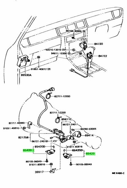 TOYOTA LAND CRUISER PRADO  Solenoid Transmission Genuine JDM OEM 85420-22080