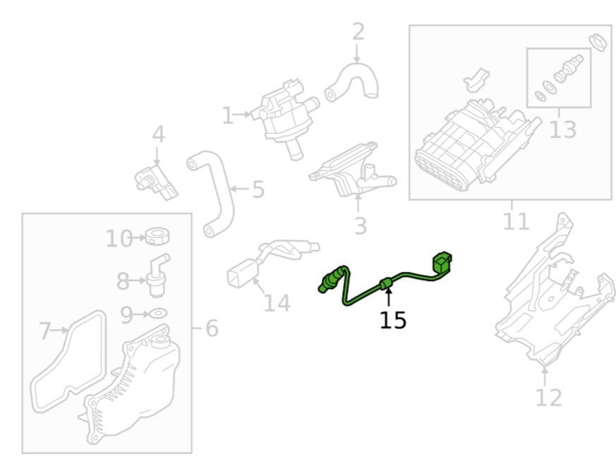 P518-18-861 MAZDA GENUINE OXYGEN SENSOR
