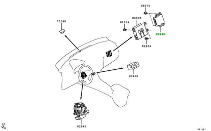 OEM Genuine Mitsubishi Outlander PHEV GG2W CONTROL UNIT,OSS  8637B3861